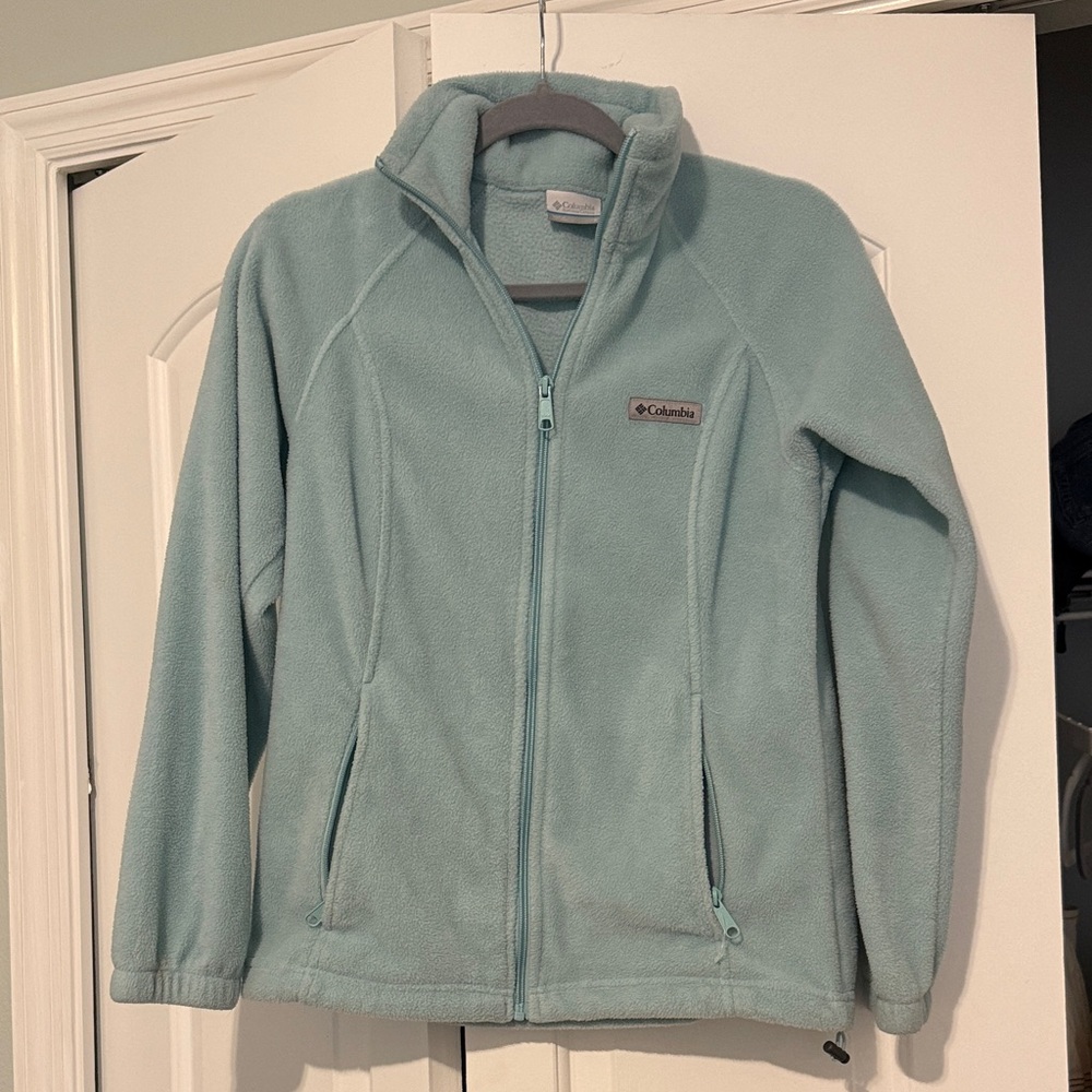 Columbia light blue Full-Zip Fleece Jacket